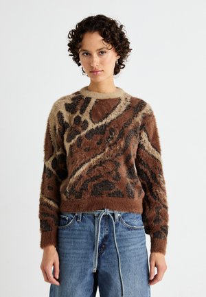 Vero Moda VMALEA ONECK - Pullover - silver mink