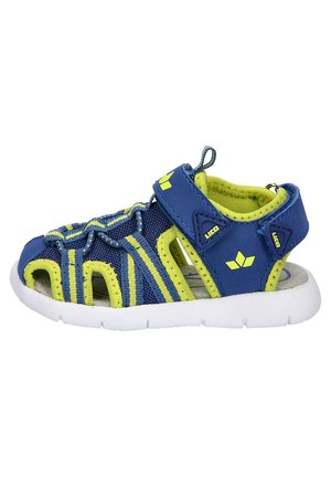 NIKITA VS - Walking sandals - blau/lemon