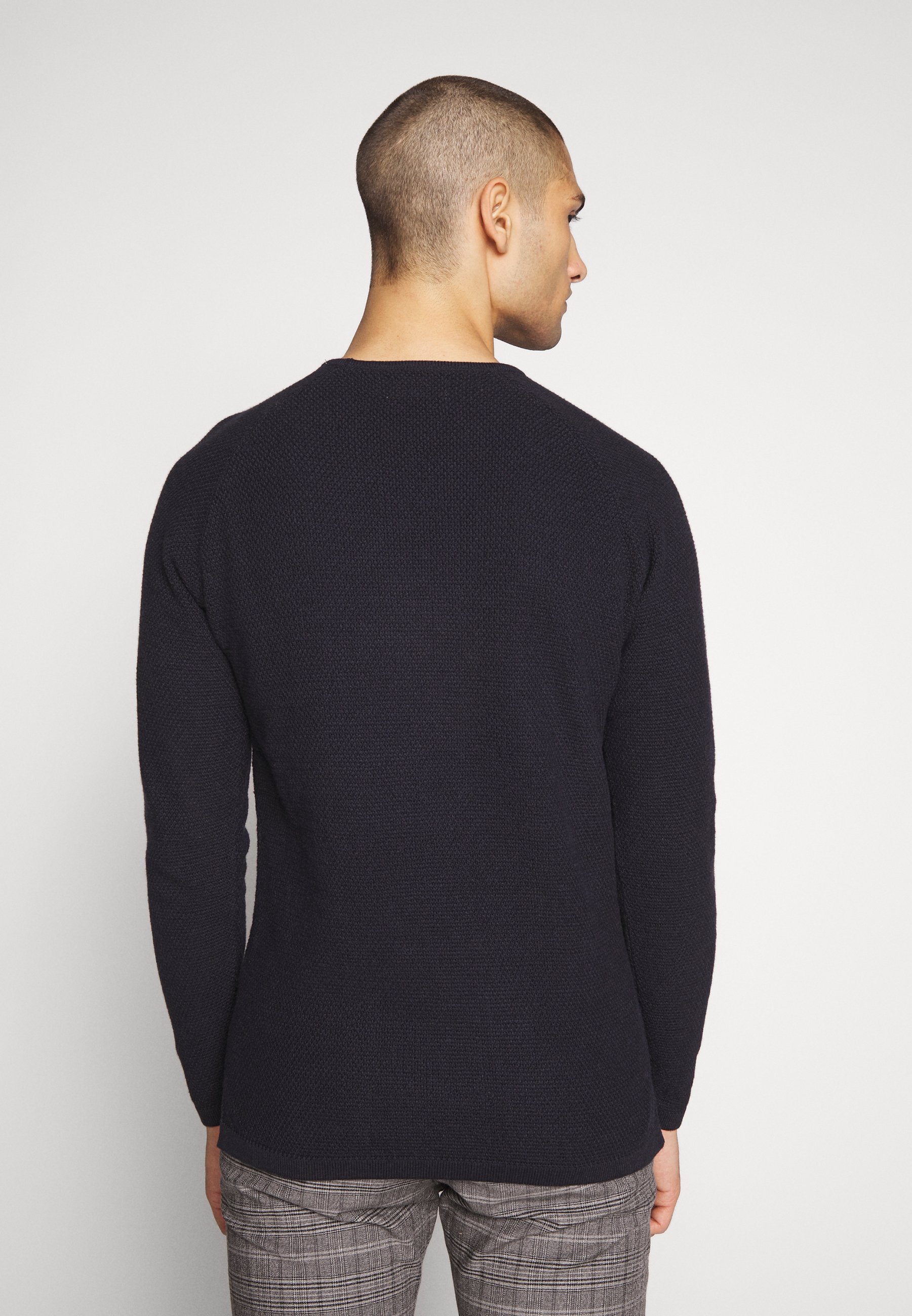 Gabba LAMP O NECK Trui navy Zalando.nl Gabba Trui blackZwart Zalando.nl