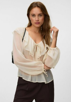 Vero Moda, BLOUSE AWDORA TOP - Blouse - whitecap gray