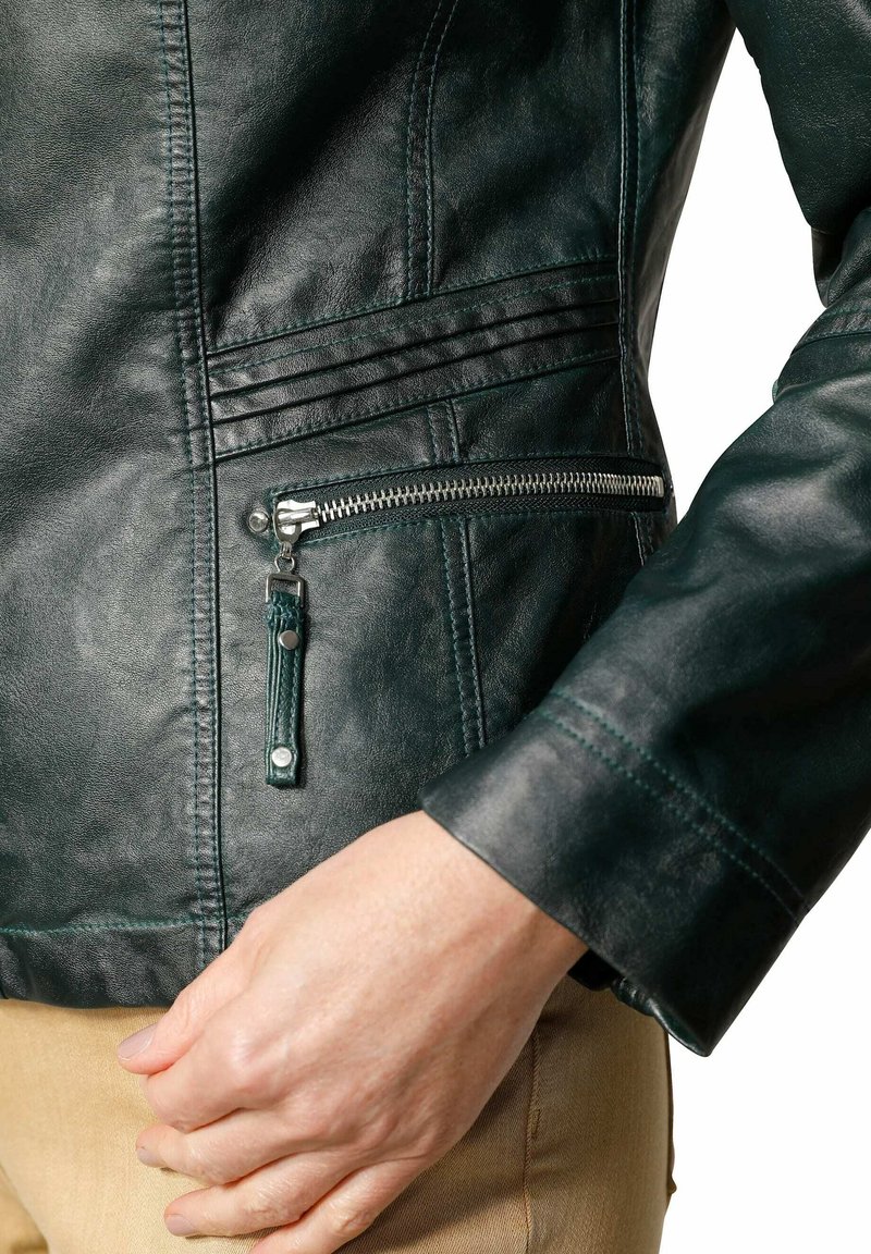 Damen Leichte Jacken | MONA Kunstlederjacke tannengrün/grün - UA11958 Damen Leichte Jacken | MONA Kunstlederjacke tannengrün/grün - UA11958
