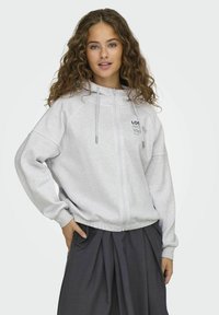 ONLY Sweatjacke - light grey melange