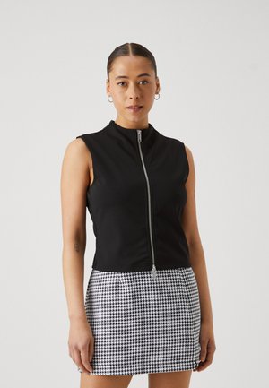 ONLCIRKEL ZIP  - Top - black