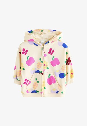 HOODIE - Užtrauktuku užsegamas treningas - cream fruit