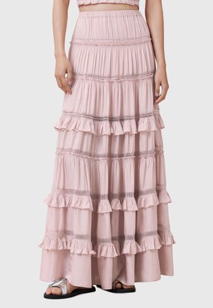 TALIA - Maxi skirt - mauve pink