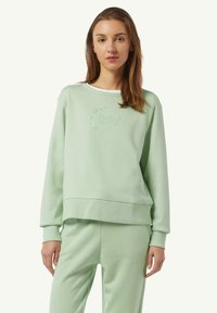 comma casual identity RELAXED-FIT-MIT STICKEREI - Sweater - minze
