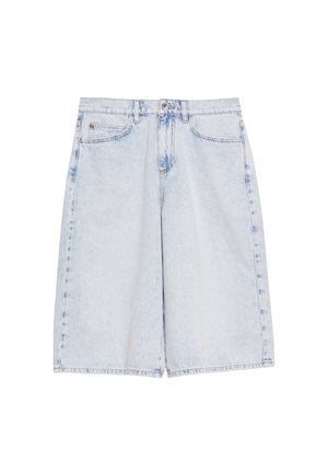 comma, JEANS-HOSE - Jeans Shorts - blau