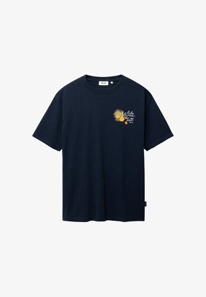 The Sunshine Brand, FINN BANANA BREEZE - Trükipildiga T-särk - blue dark navy