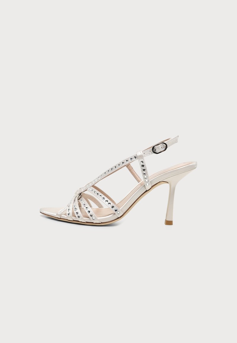 Stuart Weitzman CARLYLE SANDAL 85 - Ψηλοτάκουνα πέδιλα - cream