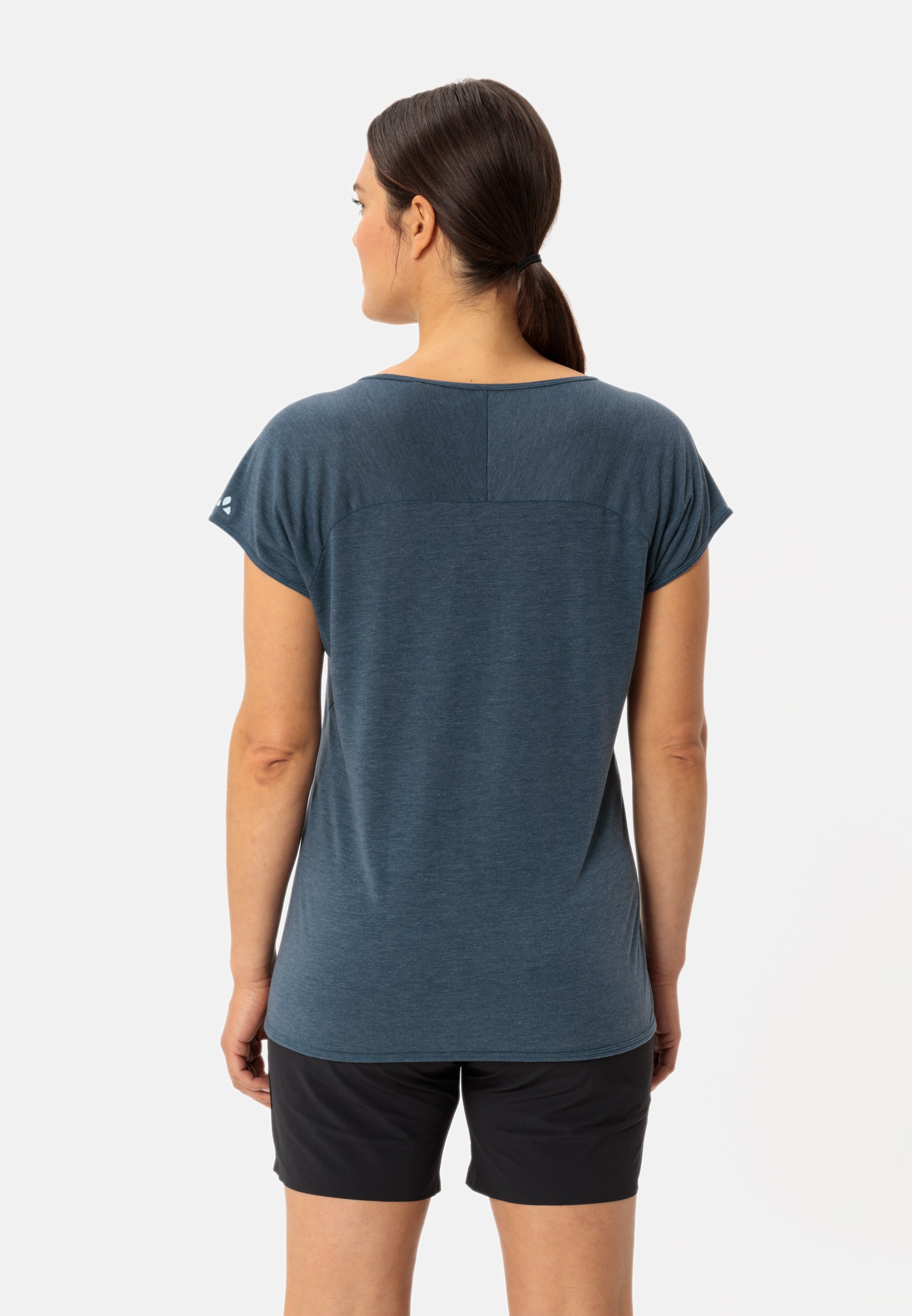 売れ筋商品|||ファウデ Tシャツ レディース トップス WOMENS SKOMER HIKING  - Top - dark sea Vaude WOMENS SKOMER HIKING - Top - dark sea/dunkelblau - Zalando