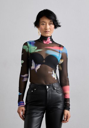 BUTTERFLIES - Bluză cu mânecă lungă - fantasia nero