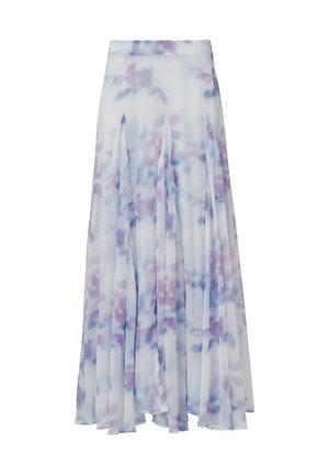 Leem, BLURRED FLORAL INSET SKIRT - Falda plisada - multicolor
