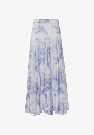 Leem, BLURRED FLORAL INSET SKIRT - Plooirok - multicolor