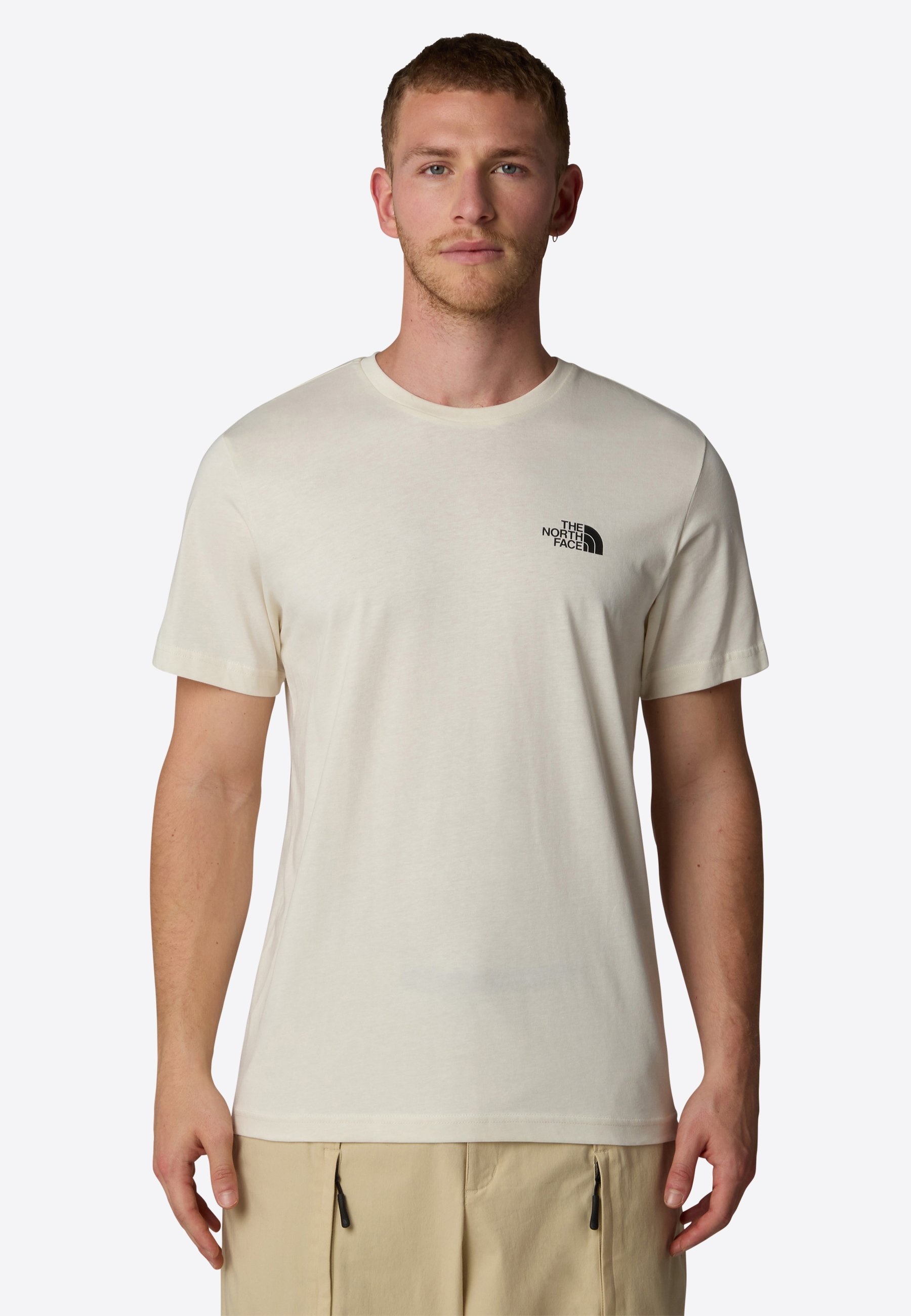 【THE NORTH FACE】\"Mountain Fun\" Print半袖Tシャツ/white dune The North Face Mens - Outdoor Graphic S/S Tee T-shirt