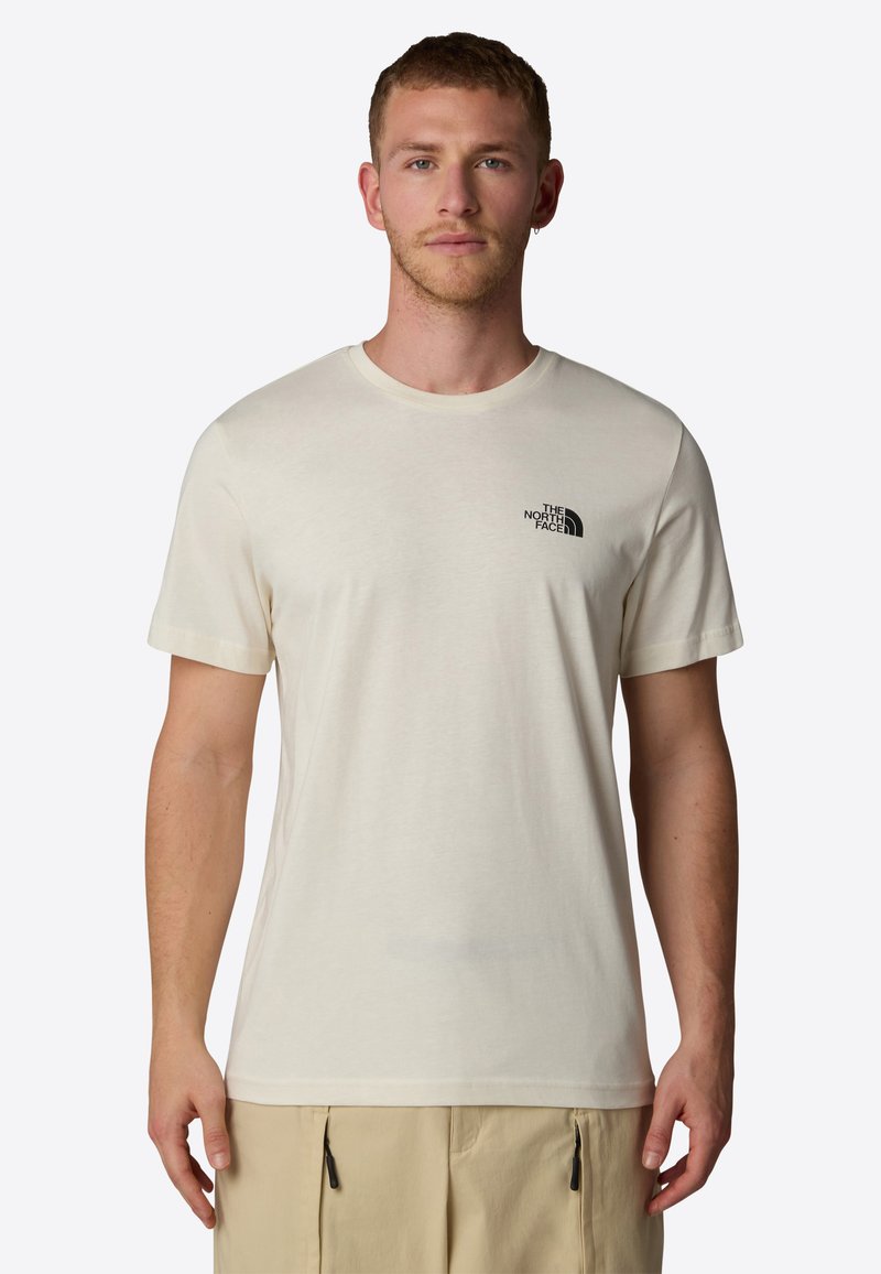 The North Face VINTAGE DENALI - Triko s potiskem - white dune tnf black mu