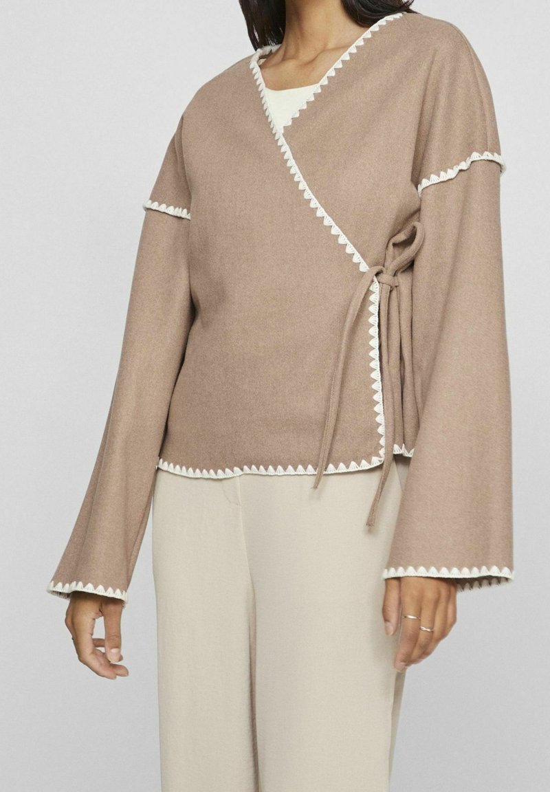VILA Chaqueta de punto - grey