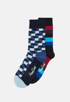 FILLED OPTIC STRIPE UNISEX 2 PACK - Socken - multi