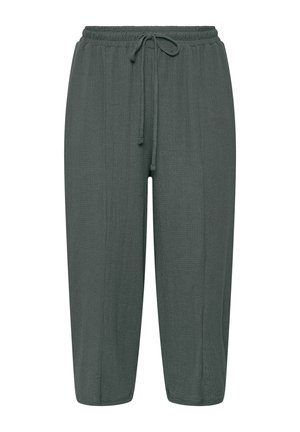 Yours Clothing, PLUS SIZE WIDE LEG TROUSERS - Stoffhose - grey