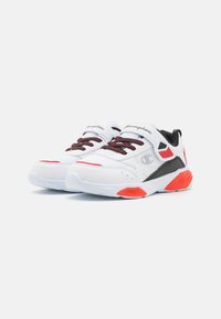 Champion WAVE UNISEX - Scarpe da allenamento - white/new black/red