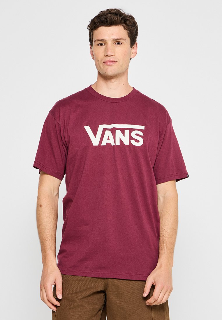 Vans T-shirt print donkerrood
