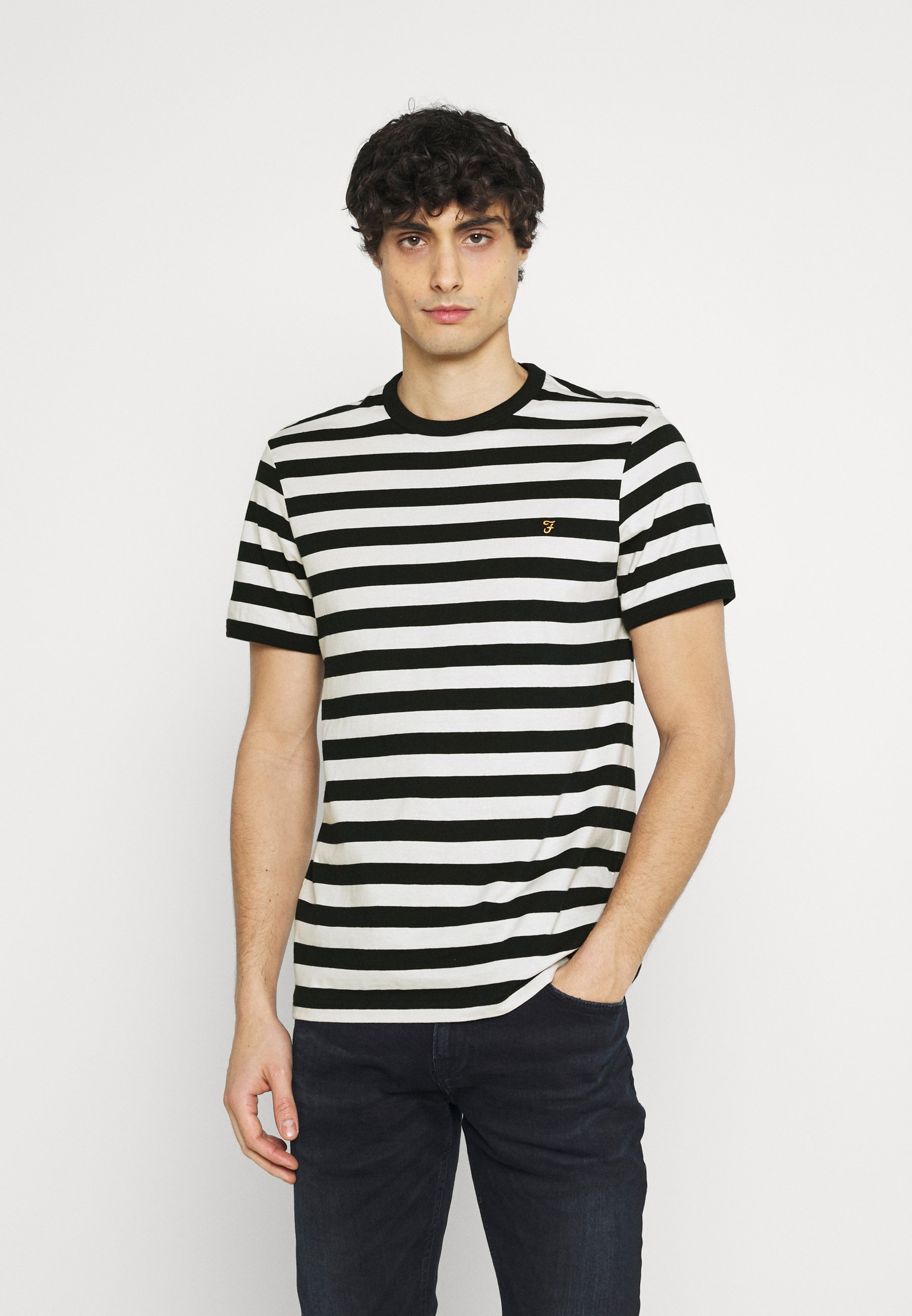 Farah BELGROVE STRIPE - Print T-shirt 