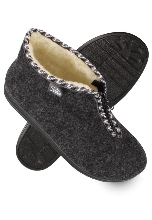 GUNNAR - Hausschuh - grau