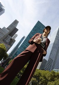 AN'GE PEPINA - Pantalon classique - chocolat