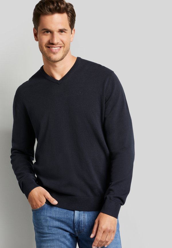V-NECK - Strickpullover - marine