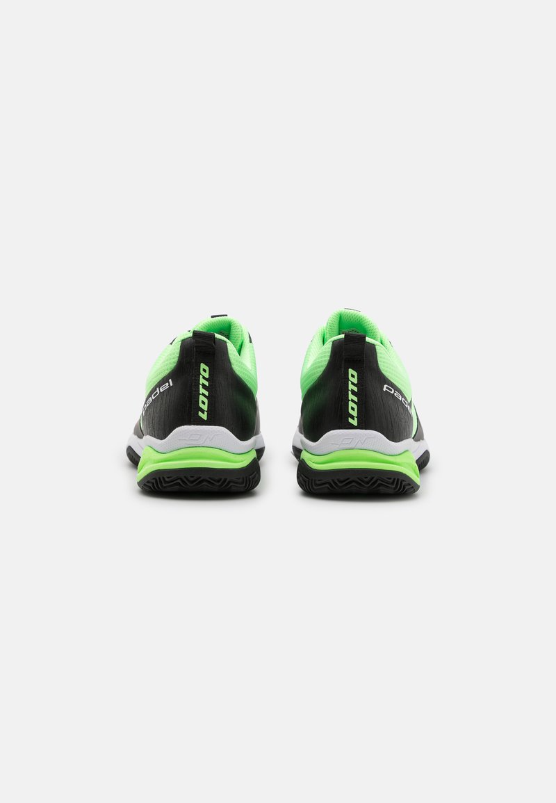 Lotto 400 IV - Zapatillas de tenis para tierra batida - all black/green apple neo/negro - Zalando.es