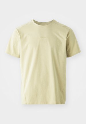 Salomon TRACKLINE TEE - Sports T-shirt - gray green