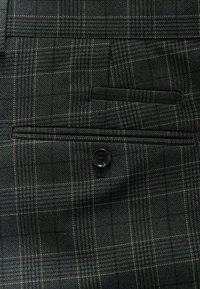 Next REGULAR FIT - TAILORED FIT TRIMMED CHECK  - Oblekové kalhoty - charcoal grey