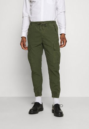 Cargo trousers - dark olive