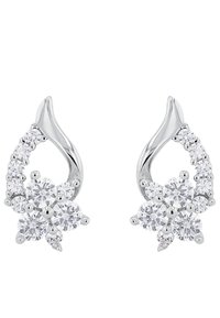 amor FLOWER - Örhänge - silberfarben