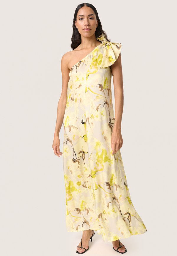 BECCA ONE SHOULDER CAMPAIGN - Maxikleid - french vanilla floral print
