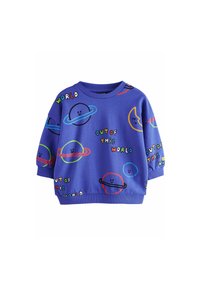 Next REGULAR FIT - ALL-OVER PRINT CREW NECK  - Mikina - blue space