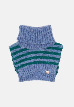 STRIPES NECK WARMER UNISEX - Snood - cold grey/petrol green