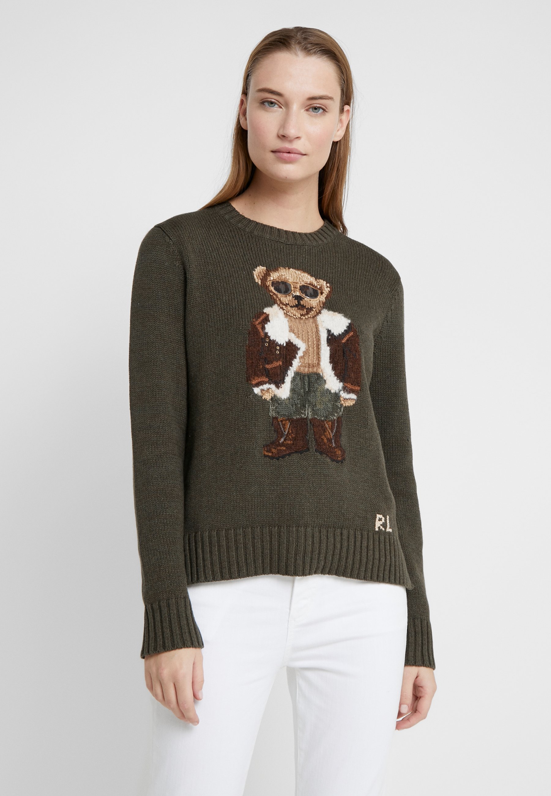 Ralph lauren aviator bear sweater Clearance