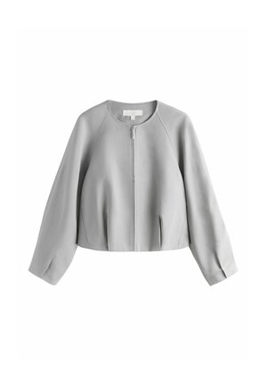 TALL FIT - GATHERED HEM - Bomberjacke - grey