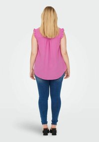 ONLY Carmakoma CARPAELLO - T-shirt imprimé - super pink