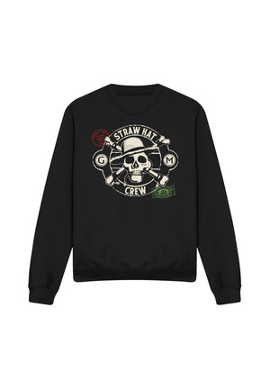 NETFLIX, ONE PIECE STRAW HAT CREW STAMPS - Sweatshirt - black