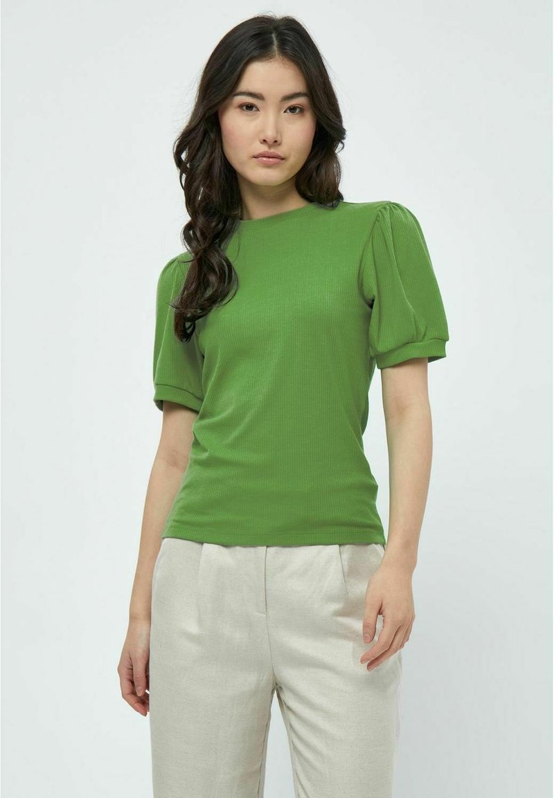 Minus - MIJOHANNA TEE - Camiseta básica - light moss green, Ampliar