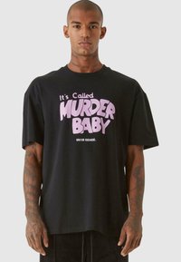 9N1M SENSE - MURDER TEE - Triko s potiskem - black Miniatura obrázku 1