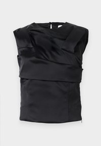 PLEATED BLOUSE  - Blouse - black