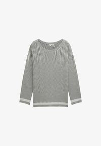 Ausgewählt, anthrazit knit heringbone