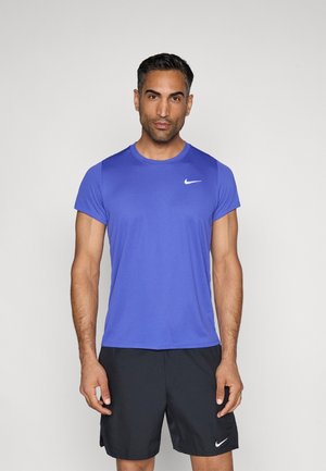 NIKECOURT VICTORY TOP - Sports T-shirt - lapis/white