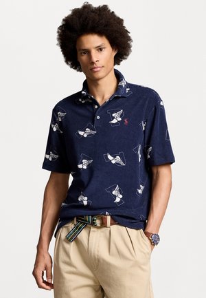 CLASSIC FIT P WING TERRY POLO SHIRT - Piké - cruise navy
