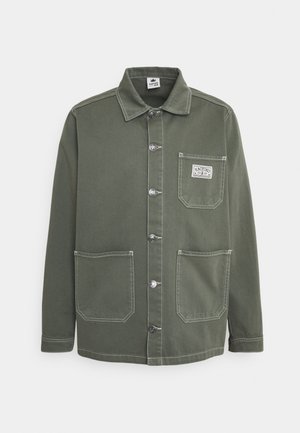 WORK JACKET UNISEX - Jachetă din denim - olive