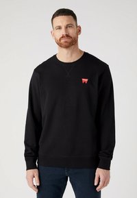 Wrangler SIGN OFF CREW - Felpa - real black
