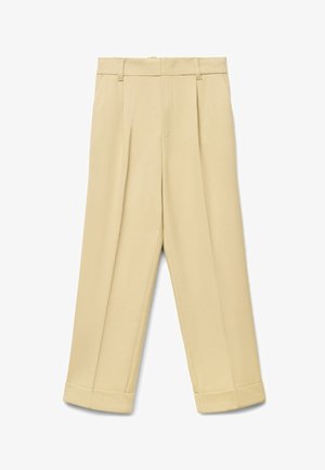 Calliope, PANTALONE LUNGO TINTA UNITA - Pantaloni - beige