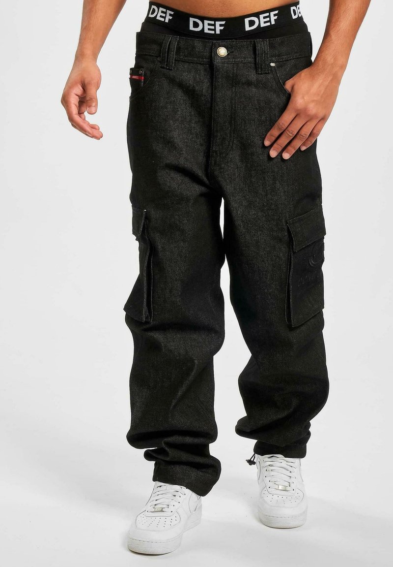 ecko unltd. - Kareiviško stiliaus kelnės - black, Padidinti